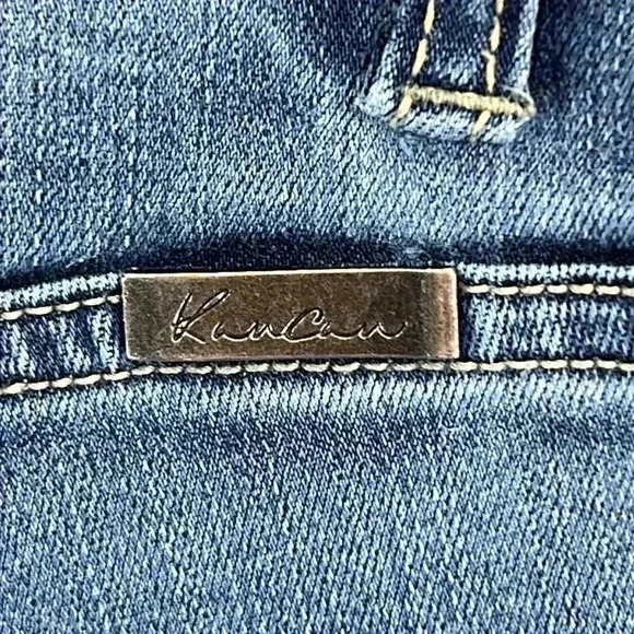 Kancan Ollie Jeans Sz 9/28 High Rise Ankle Skinny Buttonfly Raw Edge Hem KC8568D - Picture 9 of 14